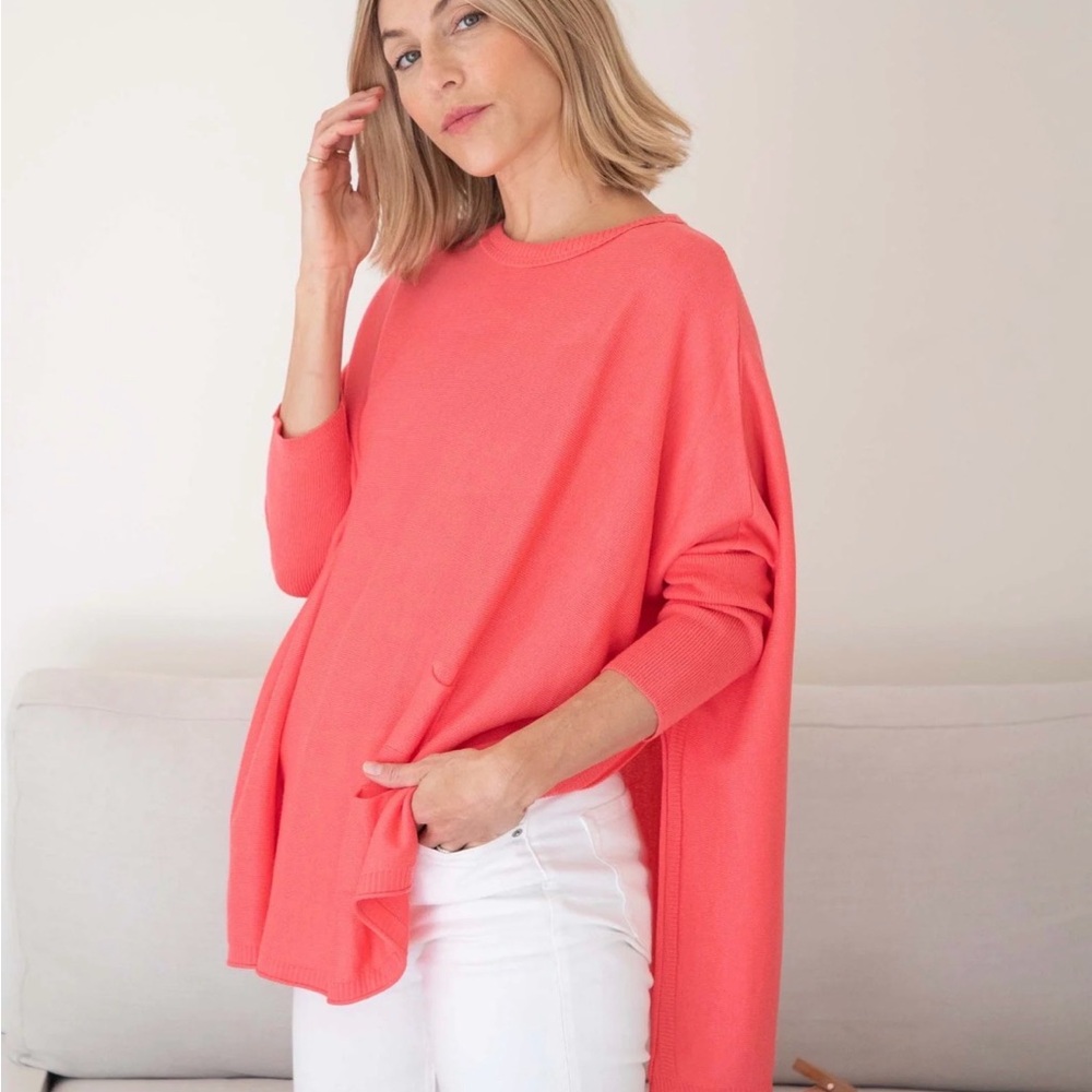Mersea Catalina Sweater in Coral